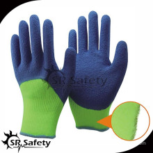 SRSAFETY 7G Acrylic Nappy liner latex coated winter hand gloves